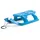 Prosperplast Kinderschlitten Kunststoffschlitten Stahlkufe Rodelschlitten Schlitten Bob blau
