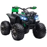 Homcom Elektro Quad für Kinder, 12V Kinder Quad mit Vorwärts-, Rückwärtsfunktion, USB-Anschluss, MP3-Musikplayer, Kinderfahrzeug mit Scheinwerfer Kindermotorrad