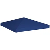 vidaXL Pavillondach 310 g/m2 3x3 m Blau
