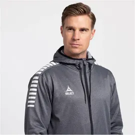 Select Monaco Kapuzen-Sweatjacke Herren Grau XXL