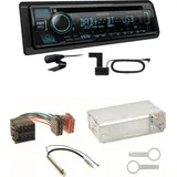 Kenwood KDC-BT560DAB Bluetooth DAB USB Einbauset für Skoda Octavia 1U Superb 1