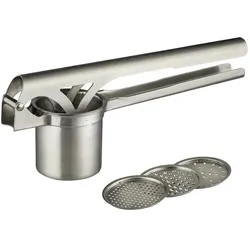 Meisterkoch Kartoffel- und Spätzlepresse  OPTIMUS , silber , Edelstahl , Maße (cm): B: 15 H: 8