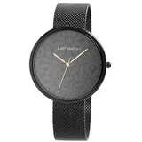 Just Watch Quarzuhr mit Milanaisearmband schwarz