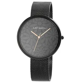 Just Watch Quarzuhr mit Milanaisearmband schwarz