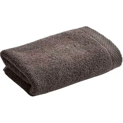 Waschlappen CHRISTY "LUXE", grau (soot), B:33cm L:33cm, Waschlappen, Luxus Waschlappen in Premium Qualität mit 730g/m2, 33x33cm, 6er Set
