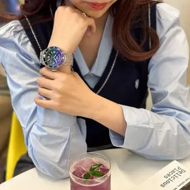 ICE-Watch Ice Clear Sunset Purple Green Plastik 38 mm 021433