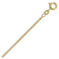 Goldkette ONE ELEMENT "Halskette aus 585 Gelbgold Ø 1,4 mm" Gr. 38, gold, Halsketten, Damen, 38, Gelbgold 585, Damen Gold Schmuck Panzerkette