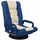 Costway Relaxsessel Bodensessel 360° drehbar 0 x 0 x 0 cm blau/weiß