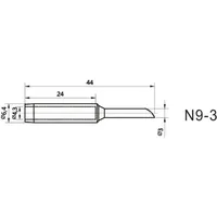 VELLEMAN - ersatzspitze für VTSS220 - abgeschrägt, - 3