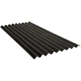 Onduline Bitumenwellplatte Base 200 x 85,5 cm 2,6 mm schwarz