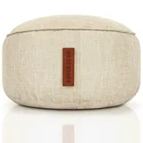 Green Bean Sitzsack-Hocker 45x25cm mit EPS-Perlen Füllung - Fußhocker für Sitzsäcke - Sand