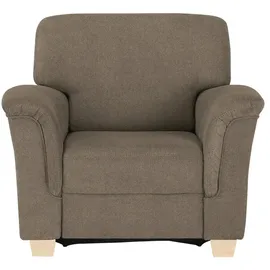Smart Relaxsessel Valencia Flachgewebe 100 x 90 x 93 cm Braun