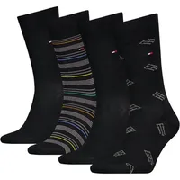 Tommy Hilfiger Socken (4-Paar) mit Monogram-Design schwarz 39-42