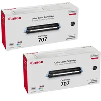 Canon Original Toner 707BK Doppelpack schwarz (OP9424A004DP)