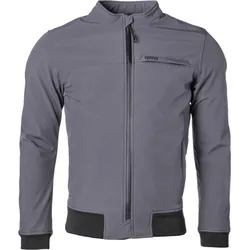 GMS-Moto Metropole, Textiljacke wasserdicht - Grau - 4XL