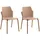 Mobili Rebecca Rebecca Mobili Gartenstuhl 56 x 47 x 83 cm braun 2 St.