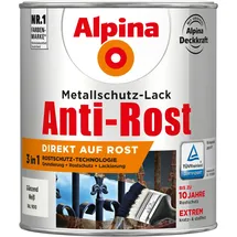 Alpina Anti-Rost Metallschutz-Lack 750 ml glänzend weiß