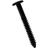 Befestigungselemente für Fensterläden, 7,6 cm, Schwarz, 32 Stück