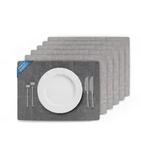 BestLivings Tischset, Grau, Kunststoff, 33x46 cm, Wohntextilien, Tischwäsche, Tischsets