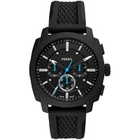 Fossil Herren Analog Quarz Uhr mit Silikon Armband FS6099