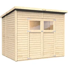Alpholz Amrum 3 2,40 x 1,82 m natur