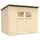 Alpholz Amrum 3 2,40 x 1,82 m natur