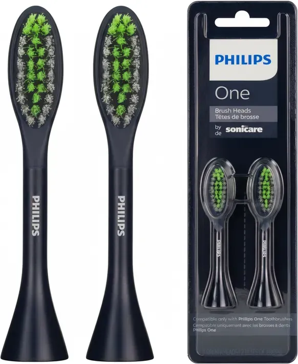 Bürstenköpfe für Philips One BH1022/04 2er-Pack Dunkelblau