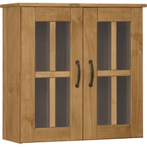 Home Affaire Hängeschrank HOME AFFAIRE "Rodby", beige (natur gebeizt, gewachst), B:60cm H:60cm T:25cm, Massivholz, Schränke, Hängeschrank, FSC-zertifiziertes Massivholz, Griffe Metall, Breite 60cm, Höhe 60cm