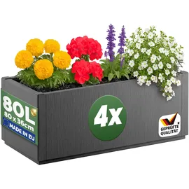 CASARIA Ethica 80 x 36 x 36 cm Anthrazit Komplettset