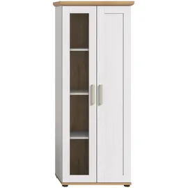 xonox.home Vitrine Verona 64 x 37 x 161 cm Weiß