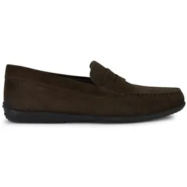 GEOX Herren U Ascanio Moccasin, Dunkelbraun, 45 EU