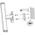 EGLO Pandella 1 13,5 W 1750 lm 4000 K Weiß/Chrom 120 cm