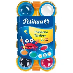 PELIKAN 723122 Pelikan Farbkasten mini-friends® inkl. 1 Pinsel, 8 Farben