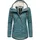 Ragwear Damen warme kurze Winterjacke mit Kapuze Monade Intl Stone Blue25 Gr. XS - XS