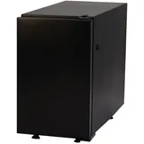 Gastro-Cool Milchkühlschrank, Milchkühler für Kaffeeautomaten, Mini-Kühlschrank, Büro Gastronomie-Kaffeemaschinen,Milch, vorhandene Schlauchlöcher, geschäumte Tür, schwarz, MK10FD