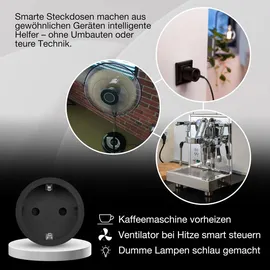 Osram Smart-Home-Steckdose Schwarz