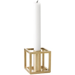 Audo - Kubus 1 Kerzenhalter, gold-plated