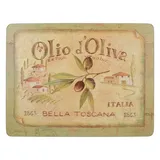 CREATIVE TOPS "Olio dOliva Premium Kork Platzsets, grün, 6