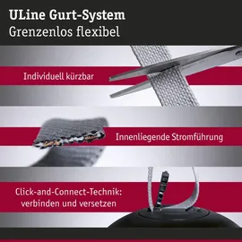 Paulmann 94630 ULine Gurt Basisset 5m max. 60W Schwarz