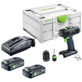 Festool T 18+3-Basic inkl. 2 x 4,0 Ah + Systainer