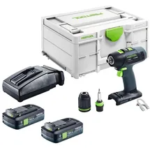 Festool T 18+3-Basic inkl. 2 x 4,0 Ah + Systainer
