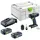 Festool T 18+3-Basic inkl. 2 x 4,0 Ah + Systainer