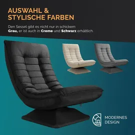 CASARIA Relaxsessel Aberdeen Schwarz
