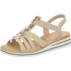 Rieker Damen Sandale Morelia in orange