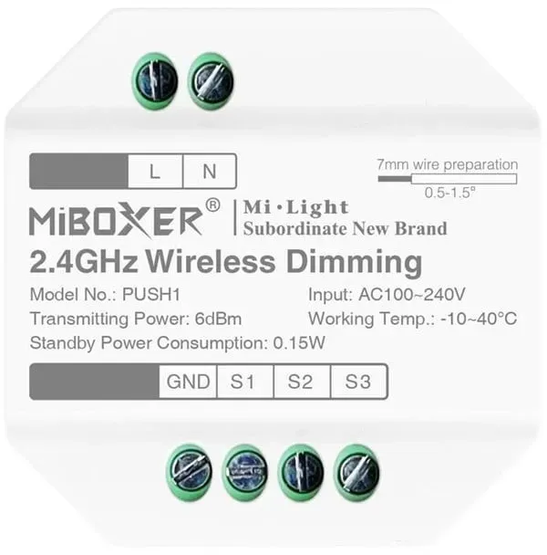 LED Controller - 2.4GHz RF (PUSH1)