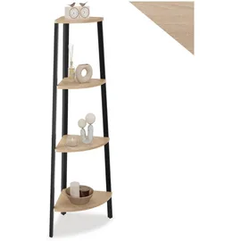 Tectake tectake® Eckregal, bridge 34x34x125cm