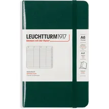 Leuchtturm 1917 Adressbuch A6 Waldgrün