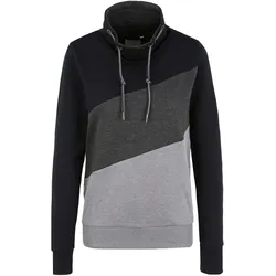 Kapuzenpullover OXMO "Hoodie OXAgda", Damen, Gr. M, schwarz, Obermaterial: 70% Baumwolle CO. 30% Polyester PES., Sweatshirts Kapuzenpullover