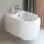 Duravit Collection One Bidet Qatego 38,5x57cm, m HL, ÜL, Hahnloch, we hgl