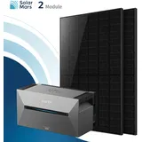 1000W Balkonkraftwerk mit Speicher Anker Solix Solarbank 2 PRO 1,6kWh, 0% MwSt.